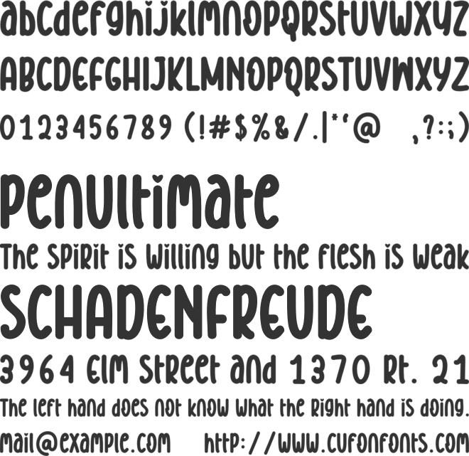 Summer Movie font preview