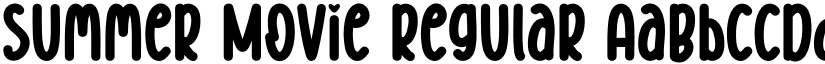 Summer Movie Regular font