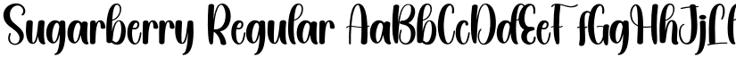 Sugarberry Regular font