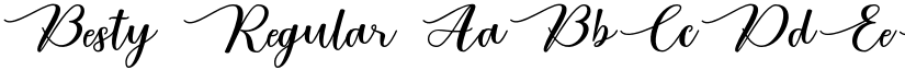 Besty Regular font