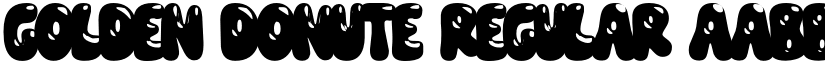 Golden Donute Regular font
