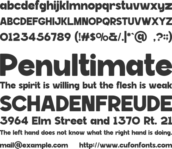 Gllekin font preview