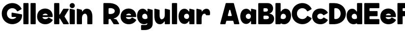 Gllekin Regular font