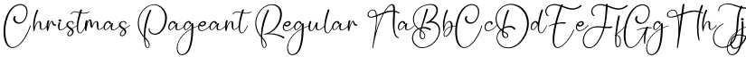 Christmas Pageant Regular font