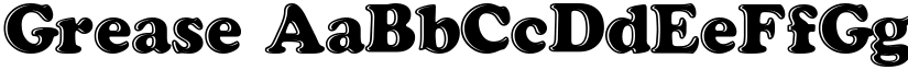 Grease font