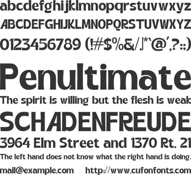 Black Rolmer font preview