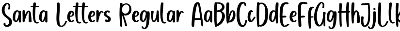 Santa Letters Regular font