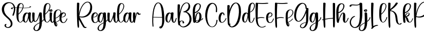 Staylife Regular font