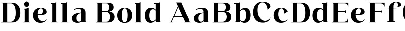 Diella Bold font
