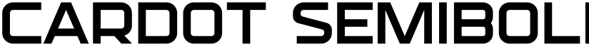 CARDOT Semibold font