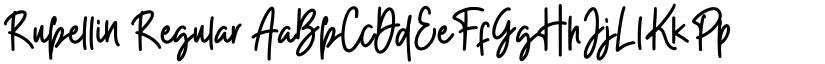 Rubellin Regular font