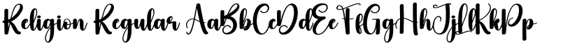 Religion Regular font