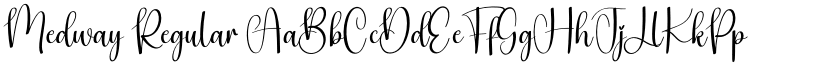 Medway Regular font