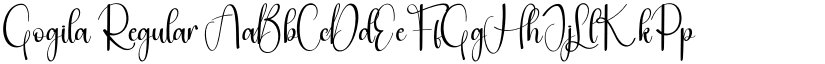 Gogila Regular font