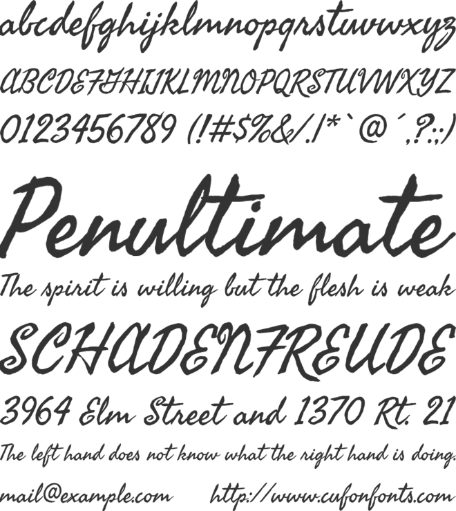 Seaweed Script font preview