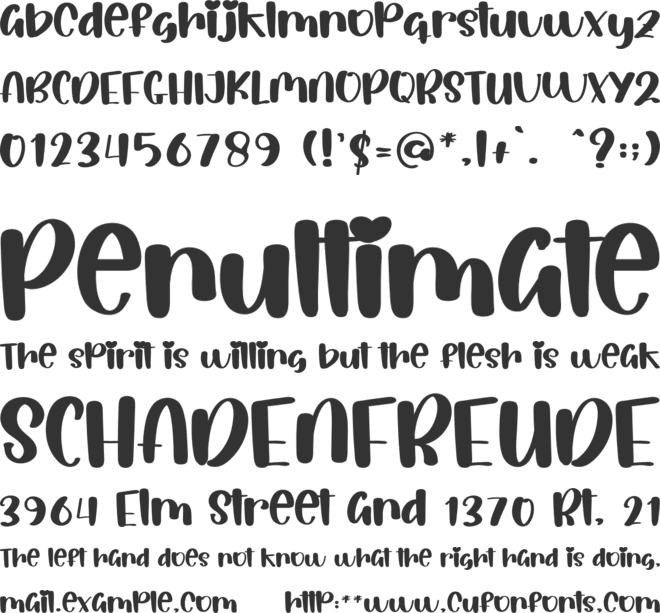 Christmas  Special font preview