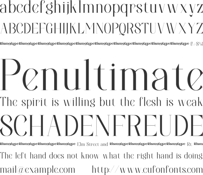 Flare Majestic font preview