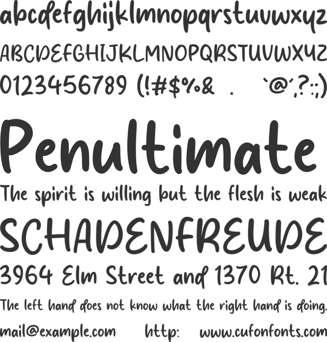 Prince Kaya font preview