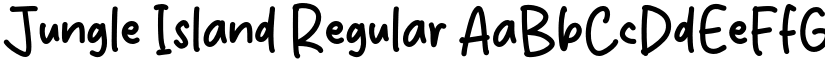 Jungle Island Regular font