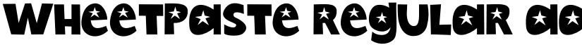 Wheetpaste Regular font