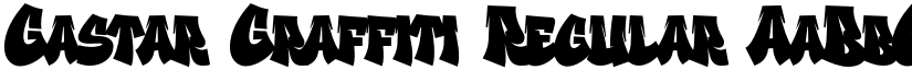 Gastar Graffiti Regular font