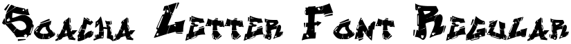 Soacha Letter Font Regular font