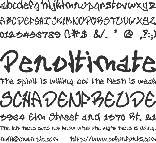 JoTaUrbanFont font preview