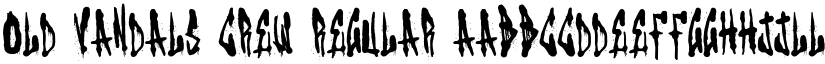 Old Vandals Crew Regular font