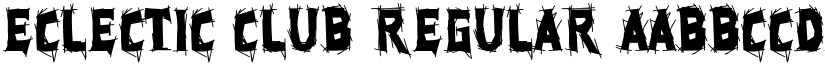 Eclectic Club Regular font