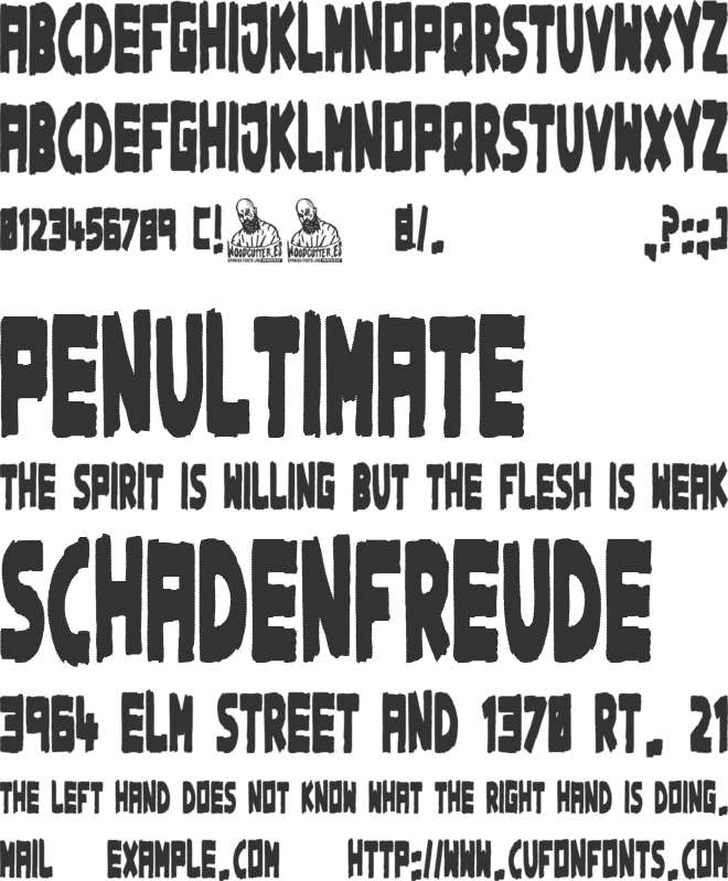 Iberian Rugby Team font preview