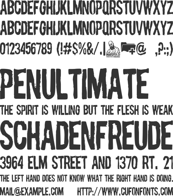 Nueva Carpeta font preview