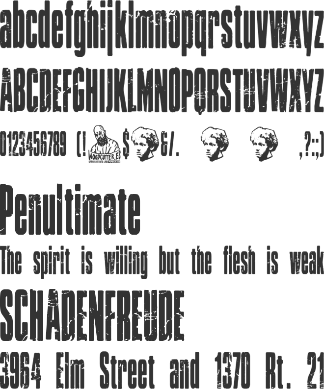 The Fake Joker font preview