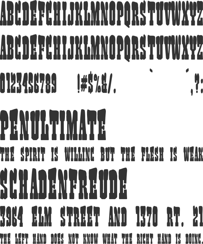 Marshall Tejero font preview