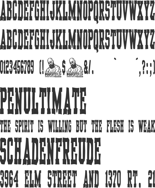 Colegio Mayor font preview