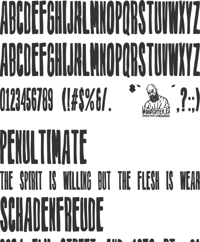 Summer Bad Morning font preview