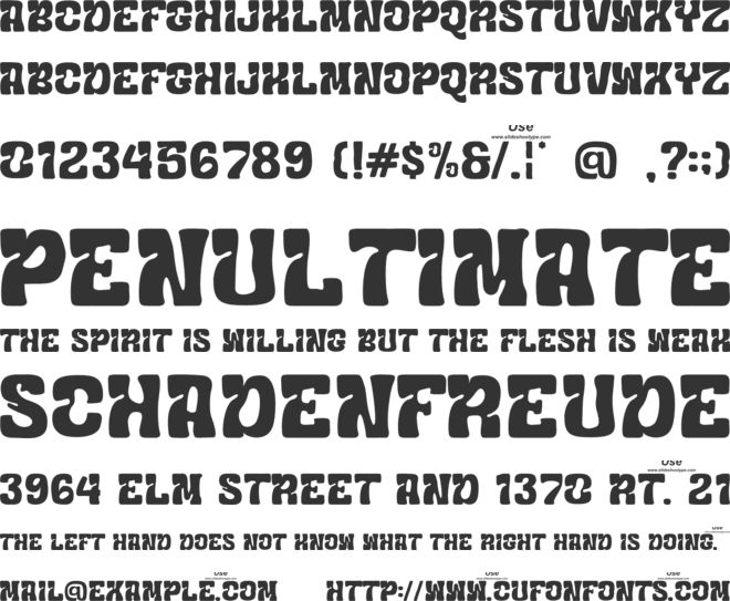 Berlin Mogras font preview