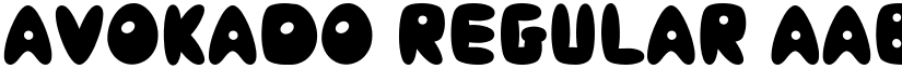 Avokado Regular font