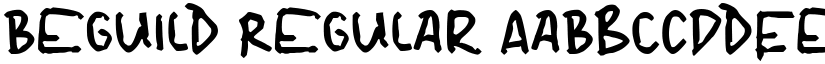 Beguild Regular font