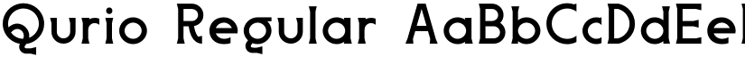 Qurio Regular font