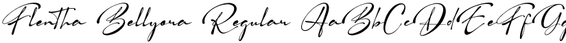 Flentha Bellyora Regular font
