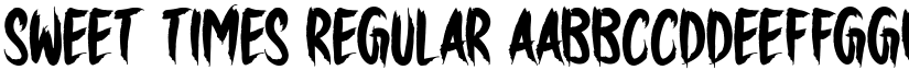 Sweet Times Regular font