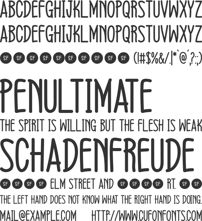 Humankind font preview