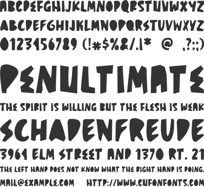 Coolbrew font preview