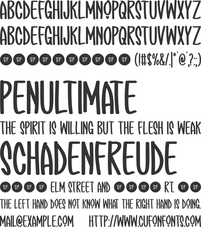 Magical Moment font preview