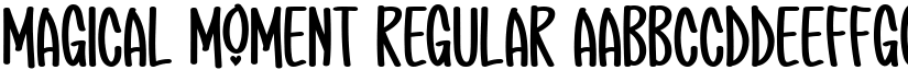 Magical Moment Regular font