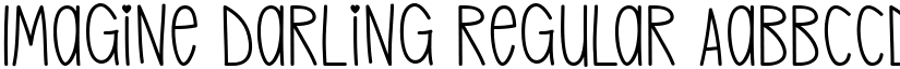 Imagine Darling Regular font