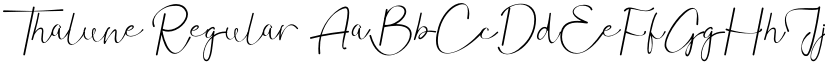 Thalune Regular font