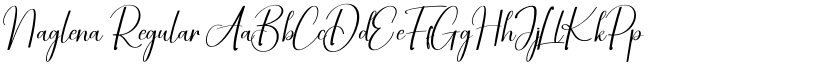 Naglena Regular font
