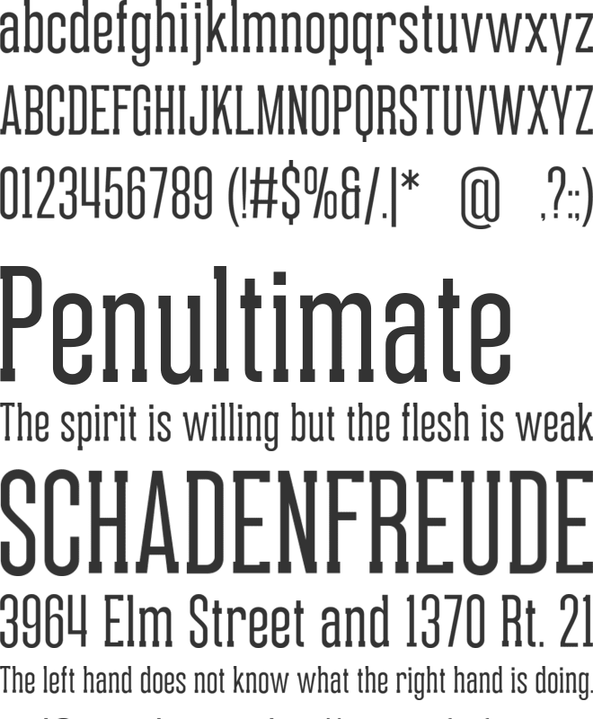 Brickford font preview