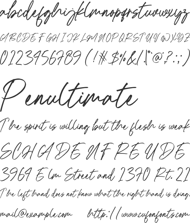 Entahyo font preview